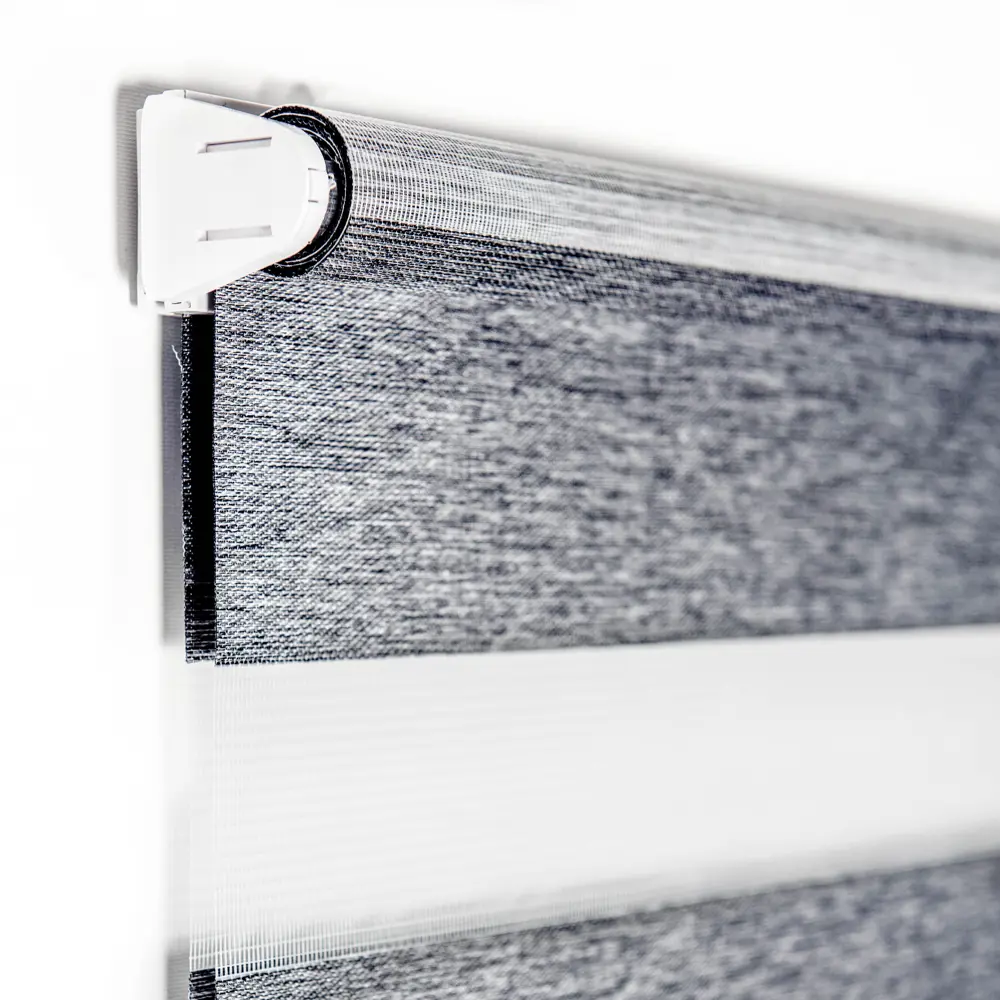 Рулонная штора MIAMOZA день-ночь серый блэкаут 50x160 см 82614501 Д/Н BLACKOUT STLM-0031737 - Вид №1