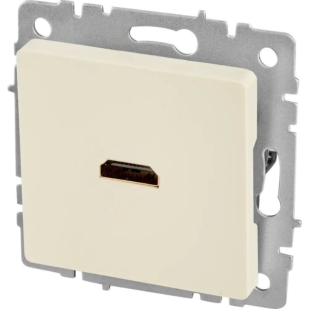 Розетка HDMI IEK Brite для цифровых устройств 87761514 STLM-1499213 - Вид №1