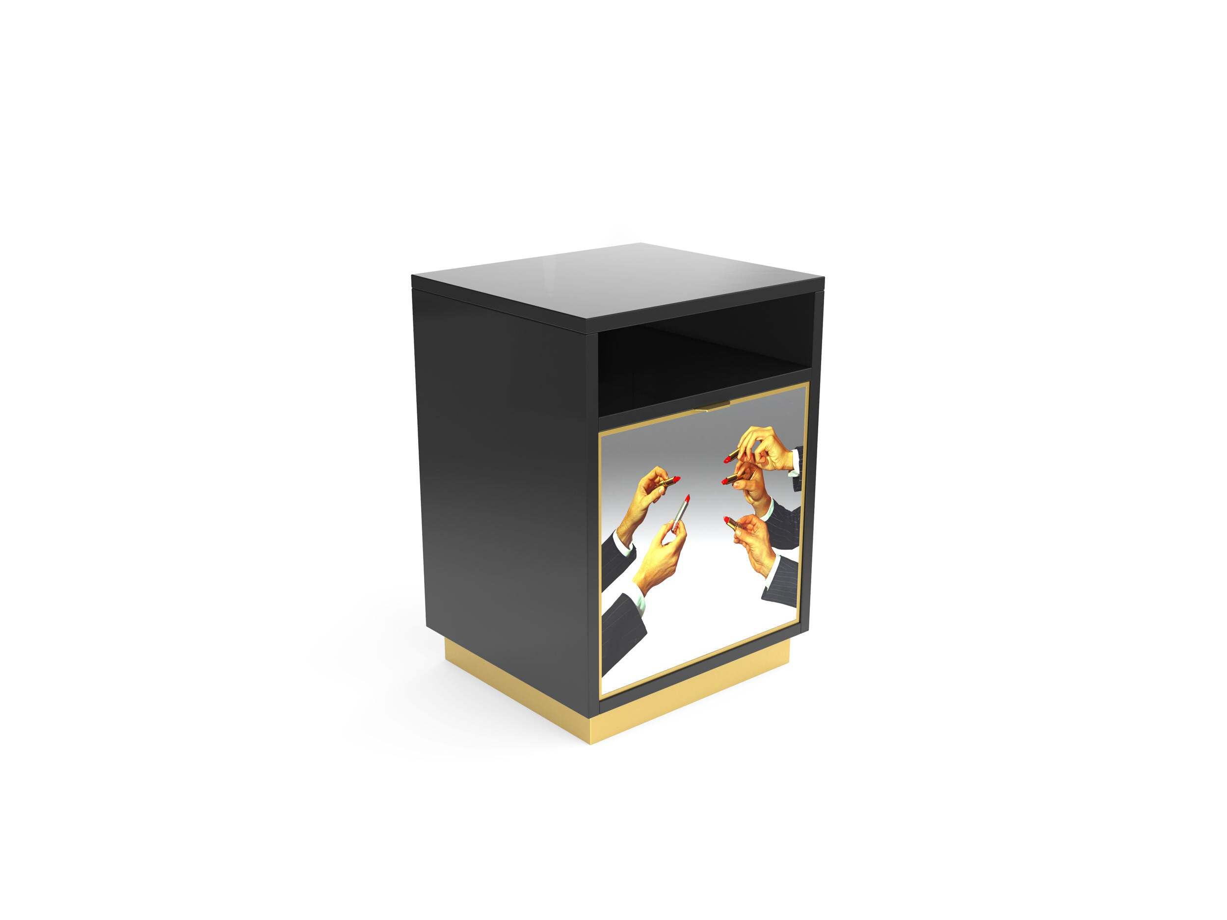 Квадратная прикроватная тумбочка из МДФ Seletti туалетная бумага Seletti wears ARCH-00144817 - Вид №2