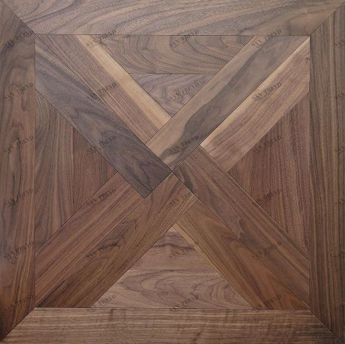 Модульный паркет Coswick Трианон Американский Орех Европейский (Грецкий) Рустик (Гладкая) 635х635 мм 13153601