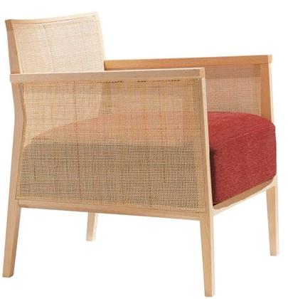 Andreu World Кресло из бука с подлокотниками Manila Bu2031 - Вид №5