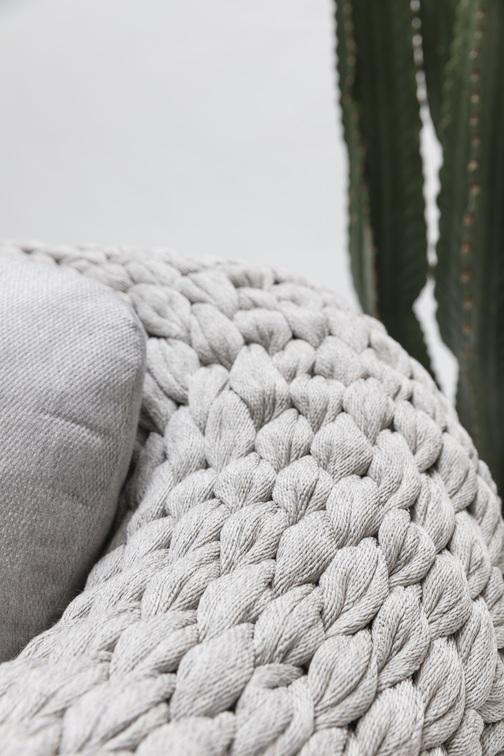 MNST302 1 мест. веревка 45мм антрацит Manutti Kobo - Вид №4