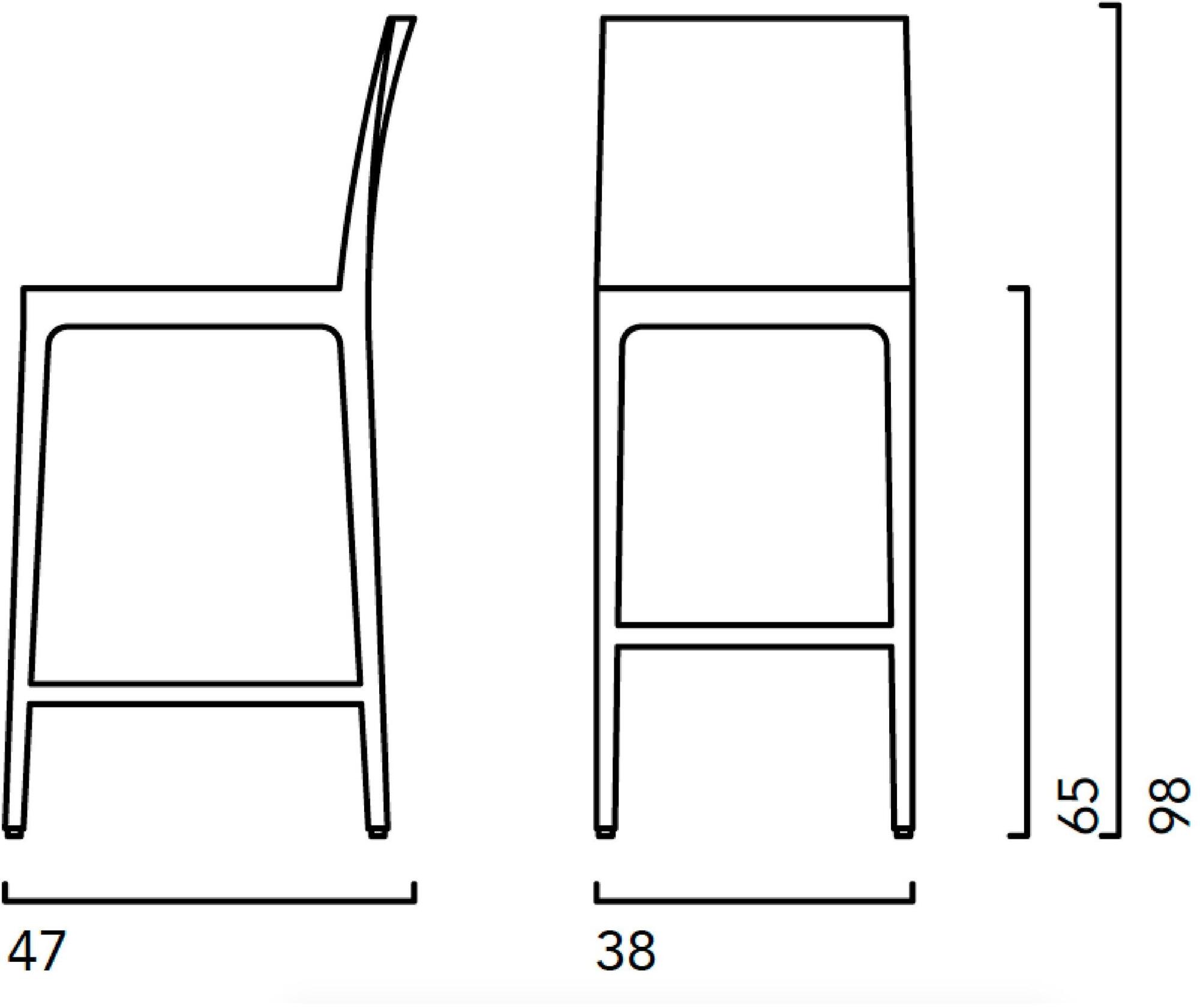 Crassevig Табурет деревянный со спинкой Anna sun-id-1403406 - Вид №5