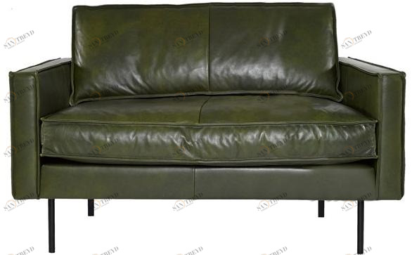 Pols Potten 2-х местный кожаный диван с огнестойкой обивкой Ppn 545-020-061 