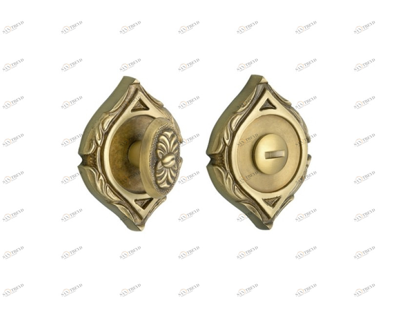 0WC073.6MM.01 Кнопка приватности с аварийной разблокировкой 6 мм Золото 24К Mestre 