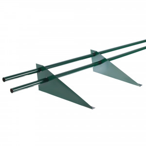 17880788 Снегозадержатель для металлической кровли трубчатый 3 м RAL 6005 зеленый