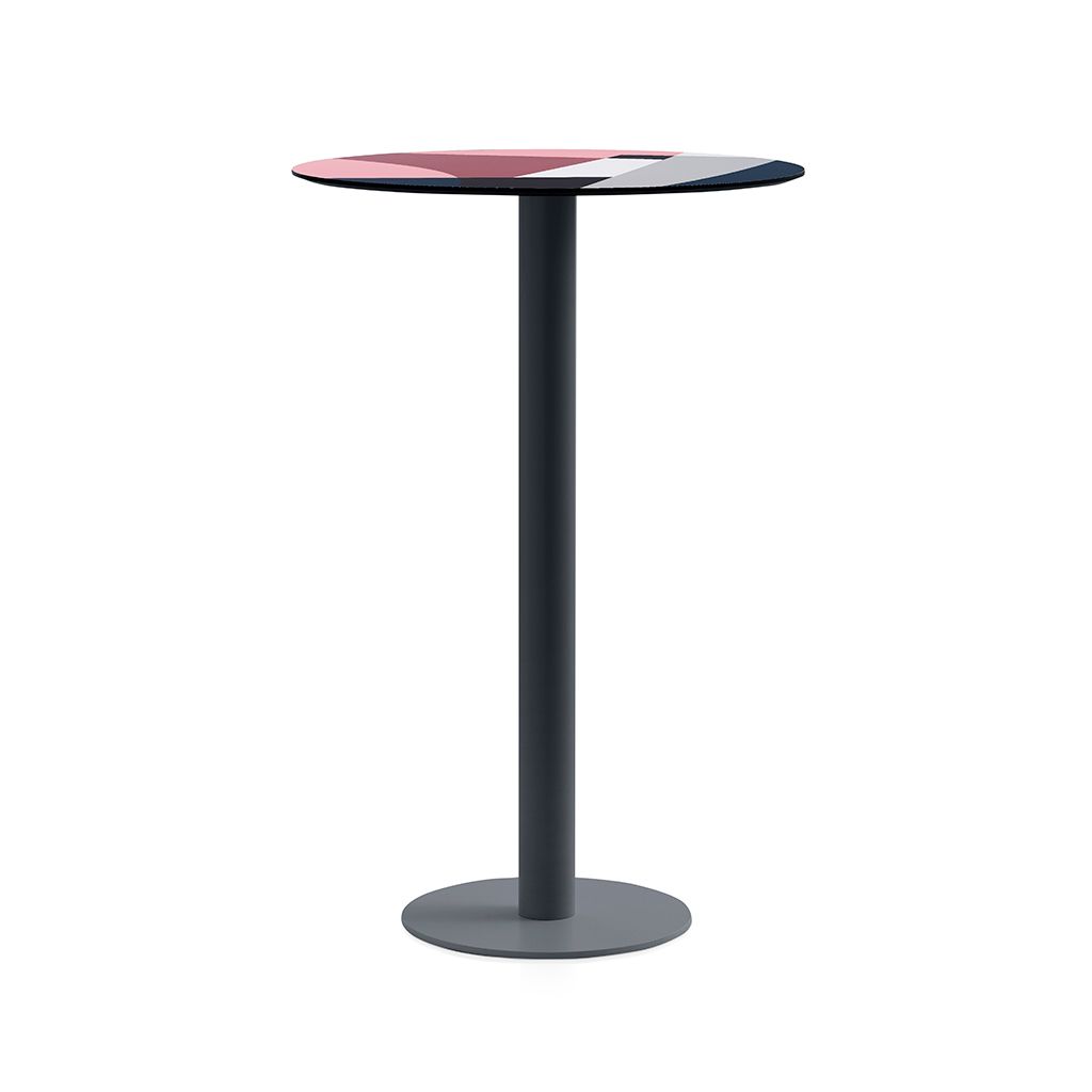 Высокий круглый ламинированный стол Diabla Abstrakt Mona ARCH-00140339 - Вид №19