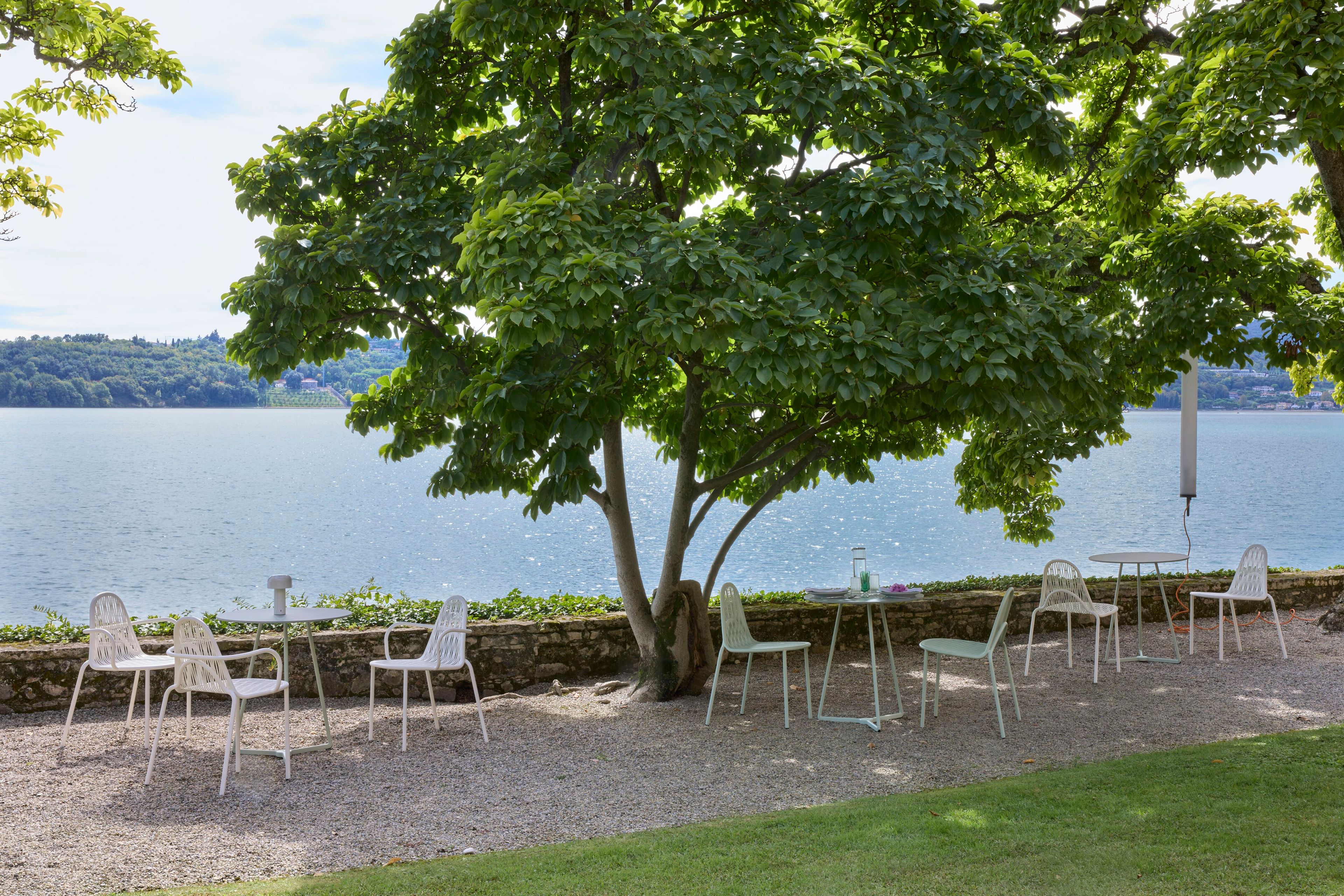 Алюминиевый и стальной контрактный стол с 3-спицевым основанием S-CAB Atomo ARCH-00050546 - Вид №15