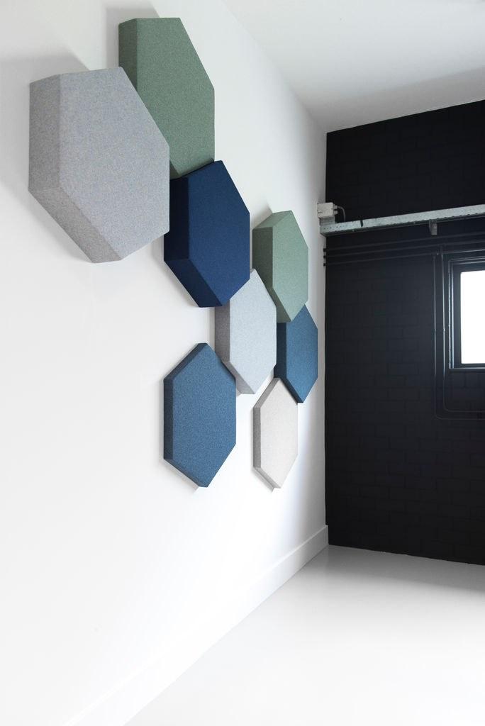 BuzziSpace Акустическая стеновая панель из ткани Buzziblox sun-id-1468904 - Вид №4