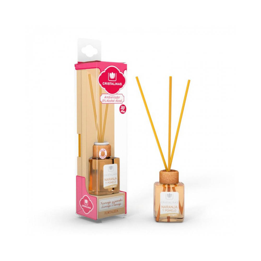 10060018 Арома-диффузор 18 мл С ароматом апельсина и помело Cristalinas 