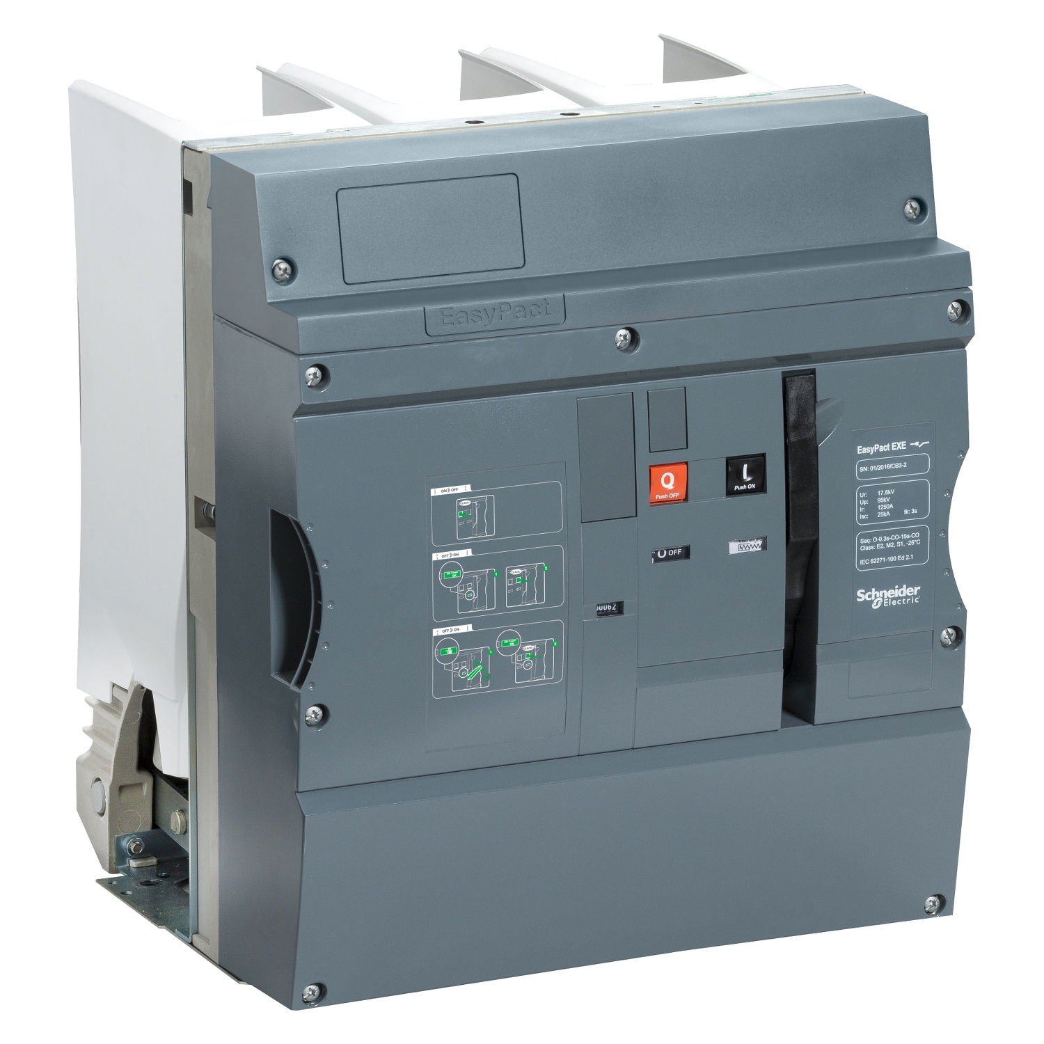 EXE123108B2B Базовый стац. EasyPactEXE 10/31,5/800/185 Schneider Electric EasyPact EXE 