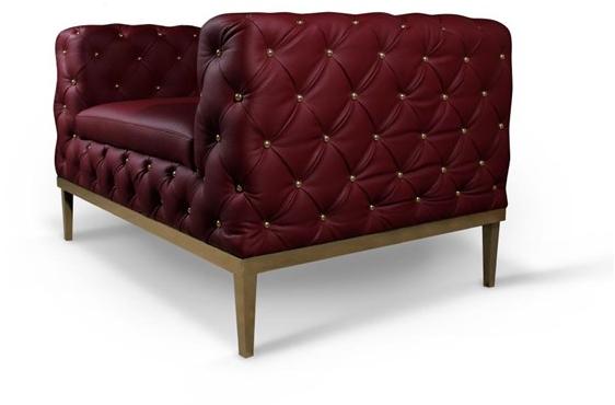 Porustudio Кресло из мягкой ткани с подлокотниками Broadway sun-id-1396912 - Вид №1