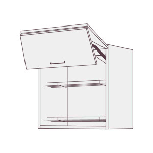 Кухонный шкаф с сушкой для посуды  EWV2V