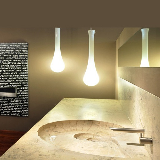 46060 Подвесная раковина настенная овальная Bagno Sasso  белая  - Вид №5