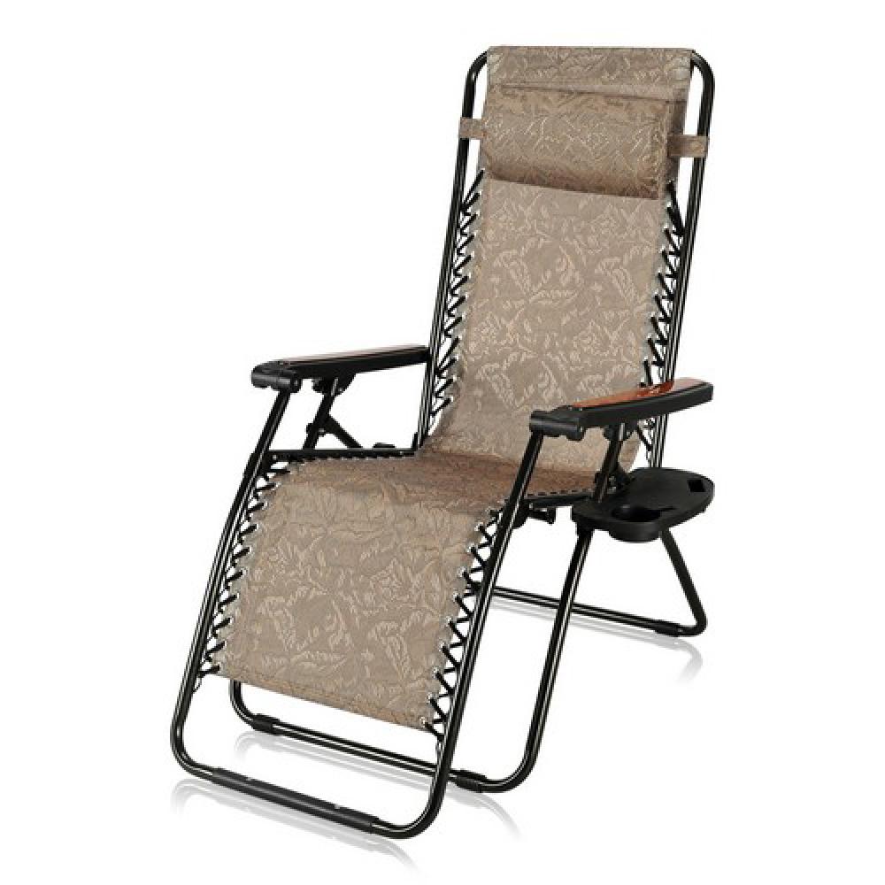 Кресло-шезлонг коричневое "Фея-Релакс 18B" AFINA  286089 Коричневый  - Вид №3