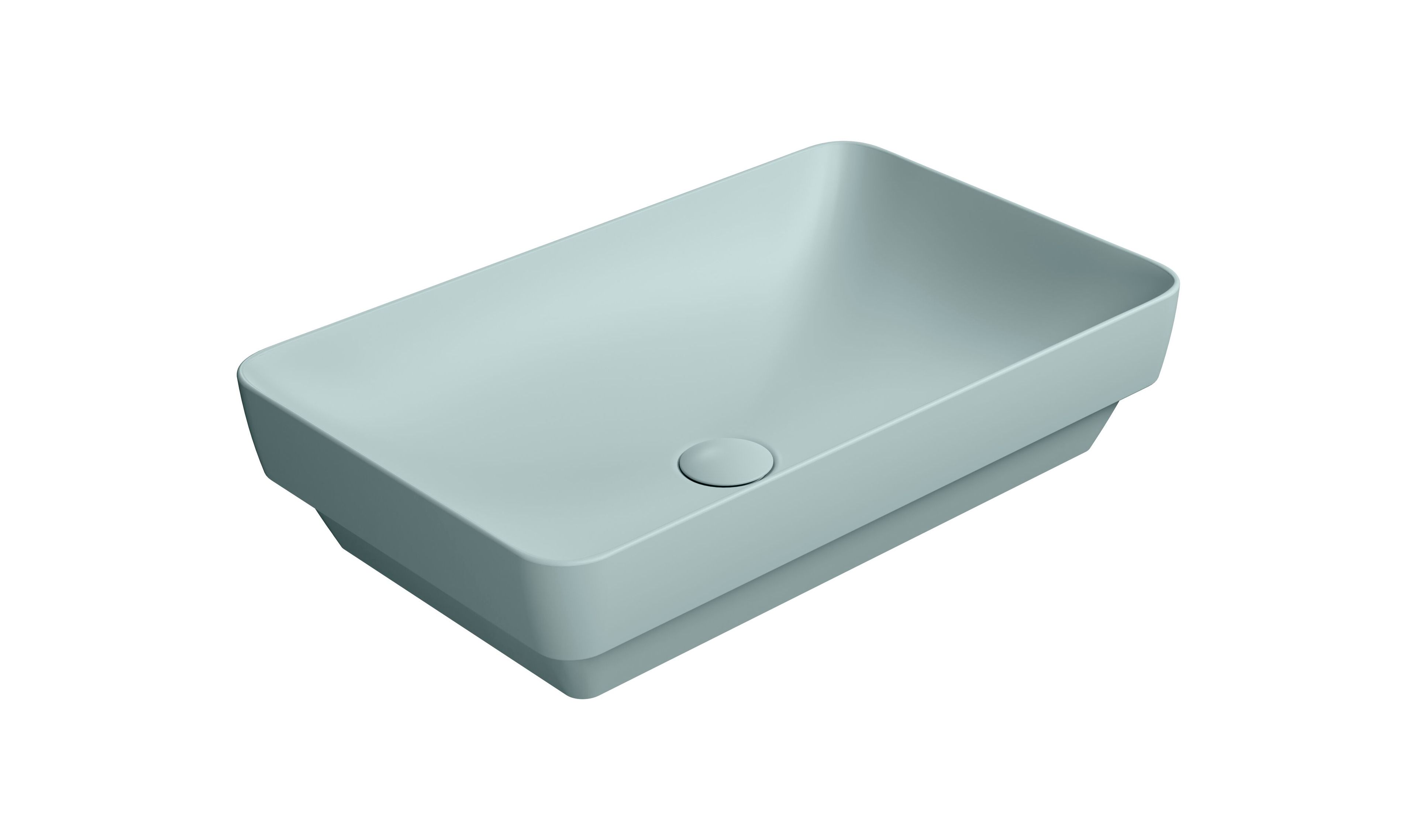 Керамическая прямоугольная раковина с полукругом GSI ceramica Color Elements ARCH-00025152 - Вид №3