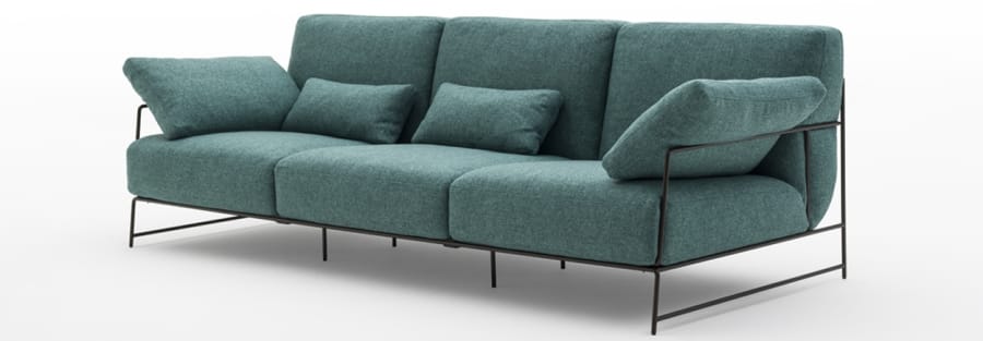 3-местный съемный тканевый диван Désirée divani Rito ARCH-00070612 - Вид №1