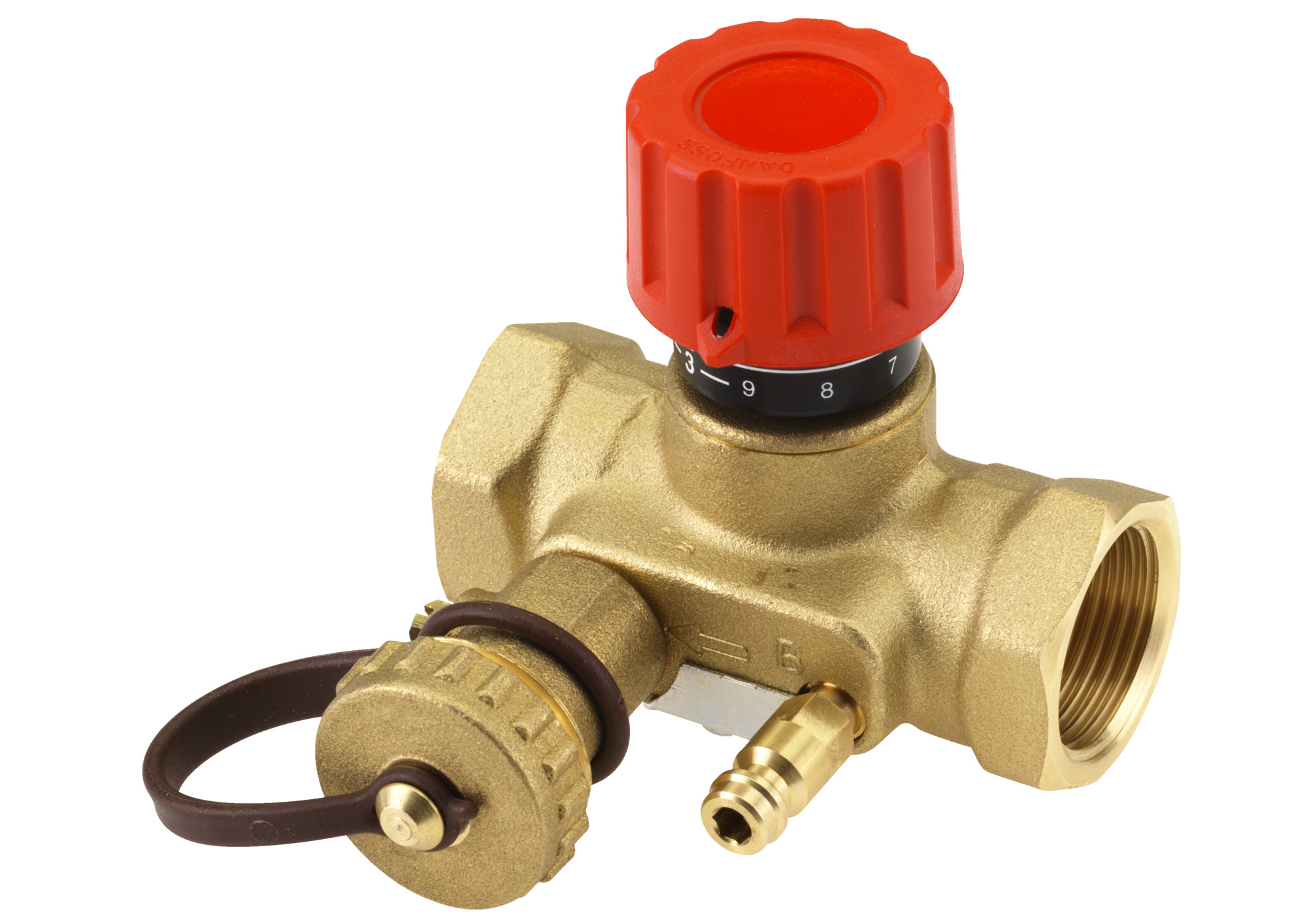 Danfoss Ручной балансировочный клапан MNT с внутренней резьбой MNT Клапан балансировочный DN 25 003Z2333  - Вид №8