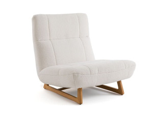 Кресло с салазками из ткани