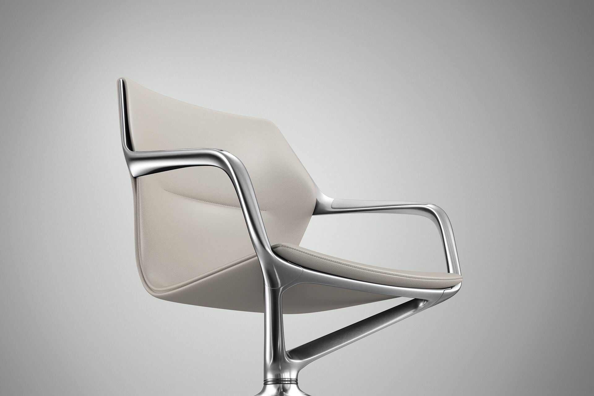 Офисное кресло с регулируемой высотой, вращающееся на насесте Brunner ARCH-00147670 - Вид №4