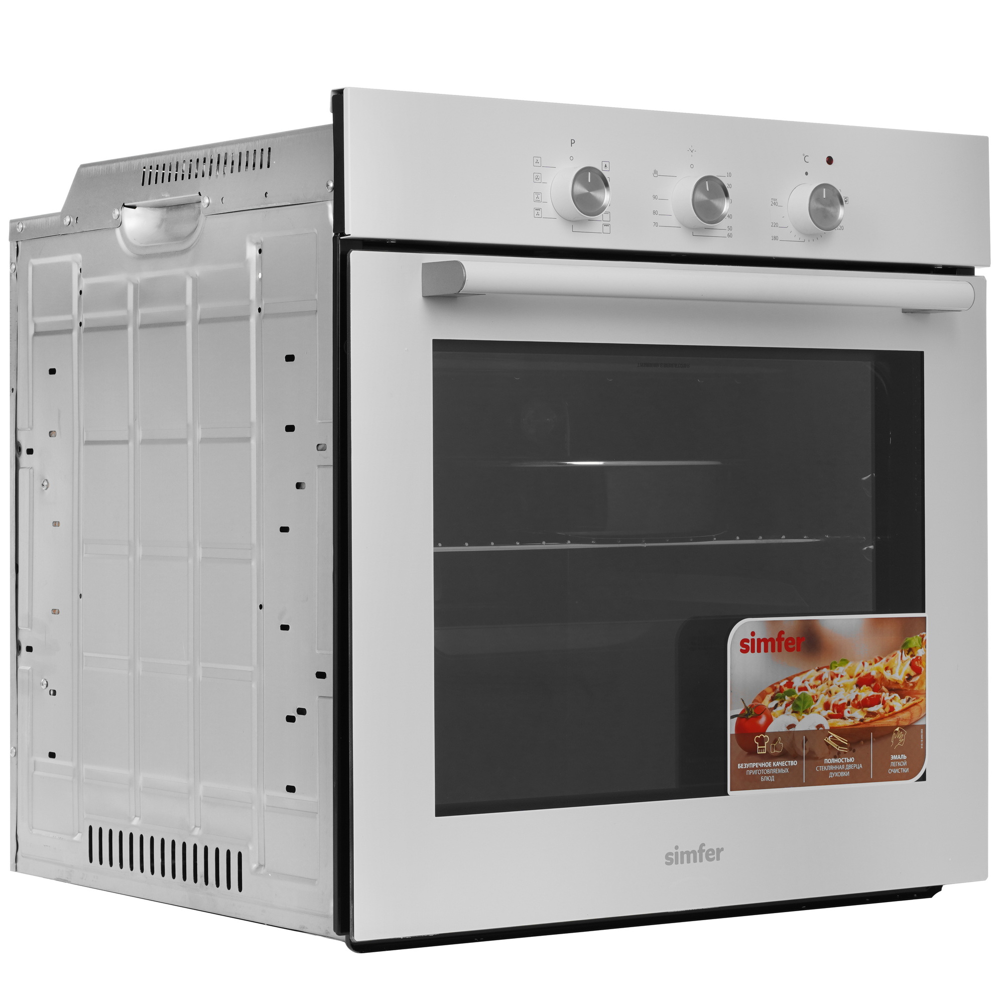 9280273 Духовой шкаф электрический Simfer B6EW19071 + Варочная поверхность газовая Simfer H60N41W571 STDN-0052065 - Вид №2