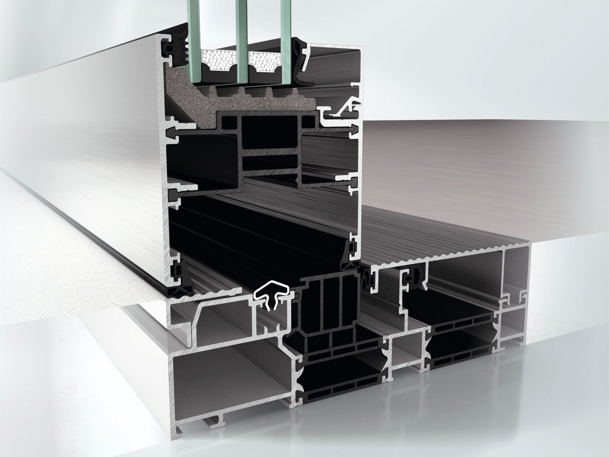 Aluminium patio door Schüco Schüco ASE 80.HI ARCH-00081002 - Вид №10