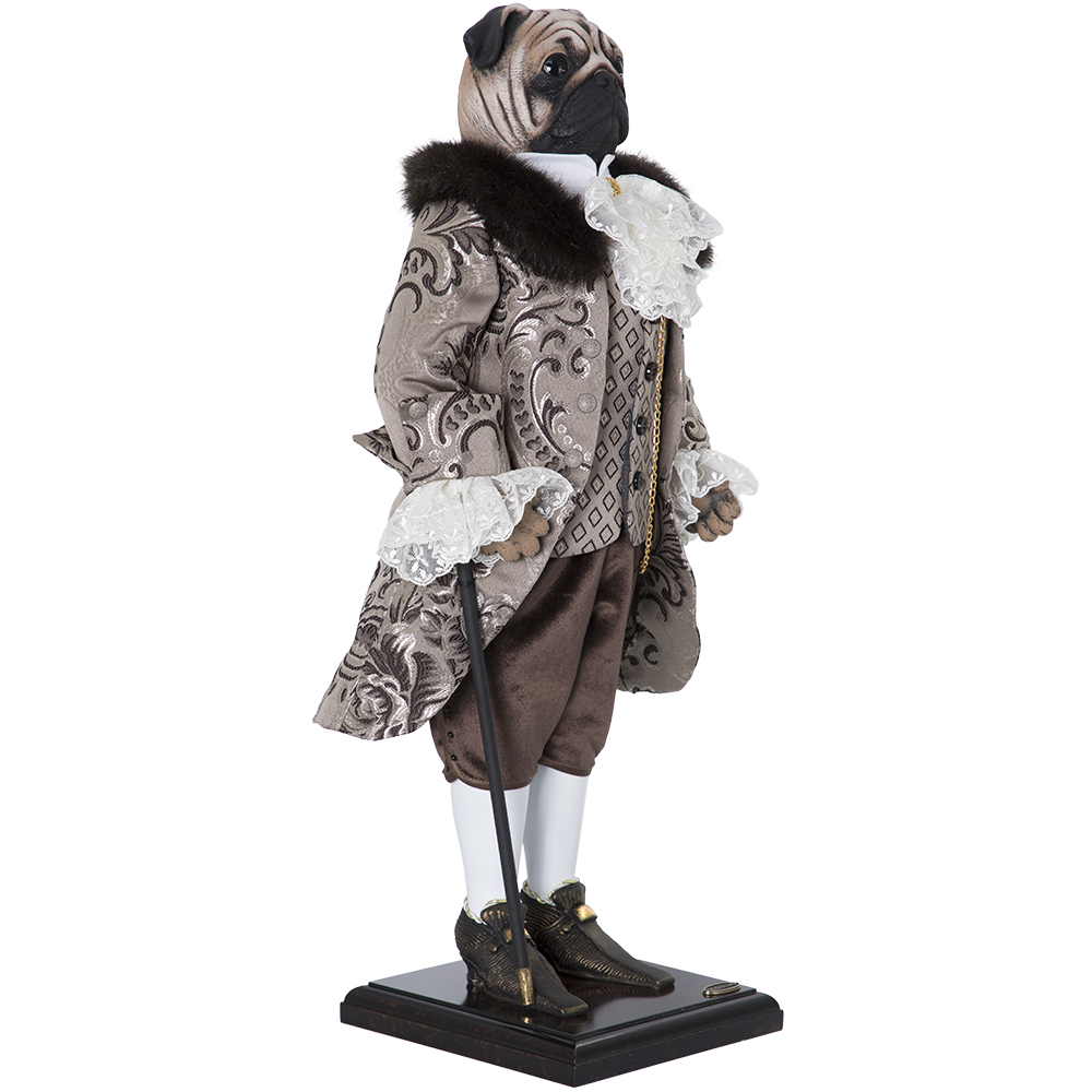 76004 Коллекционная кукла Мопс Джеймс BOGACHO 4627138150665 - Вид №1