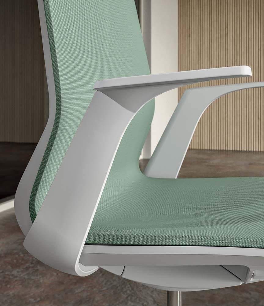 Вращающееся офисное кресло с колесами Quadrifoglio Group дизайн-офис ARCH-00081549 - Вид №7