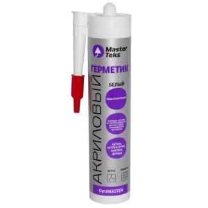 Герметик акриловый MasterTeks общестроительный белый 280 мл