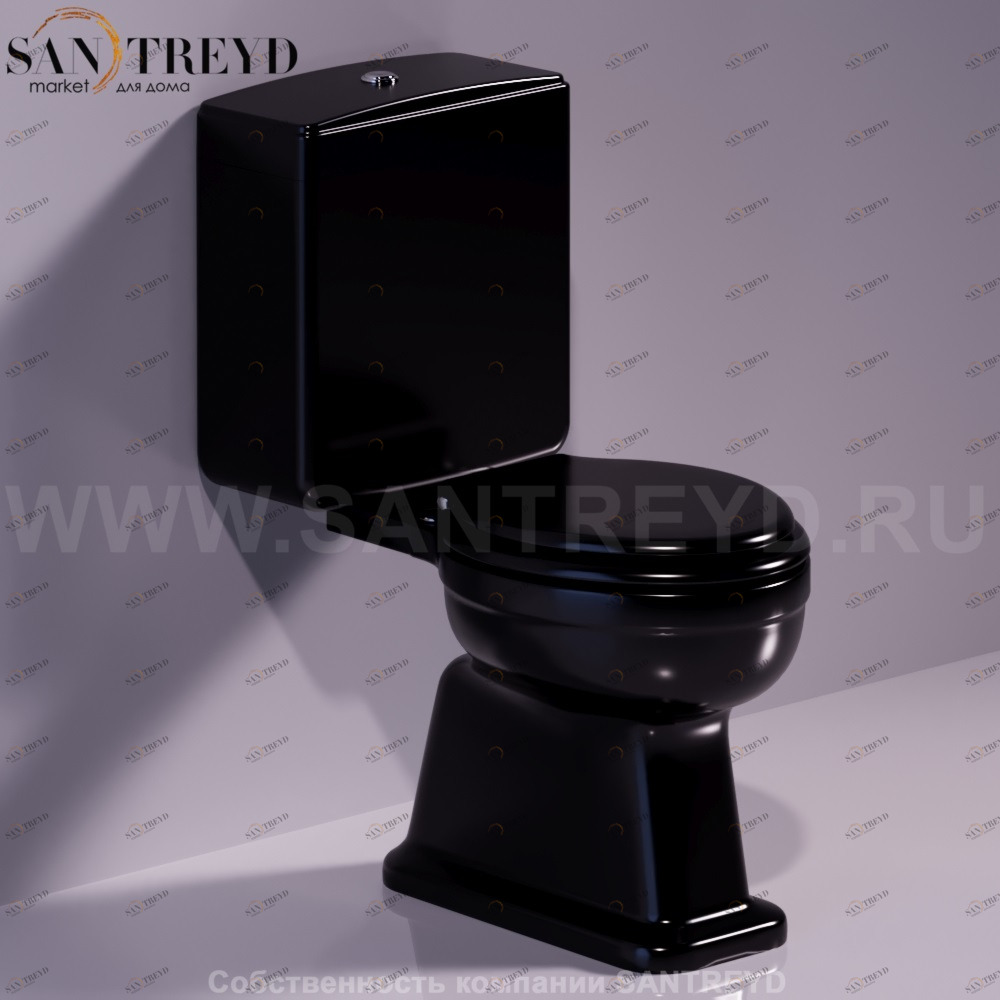 LO922NERO Бачок для унитаза Черный Simas Londra Италия