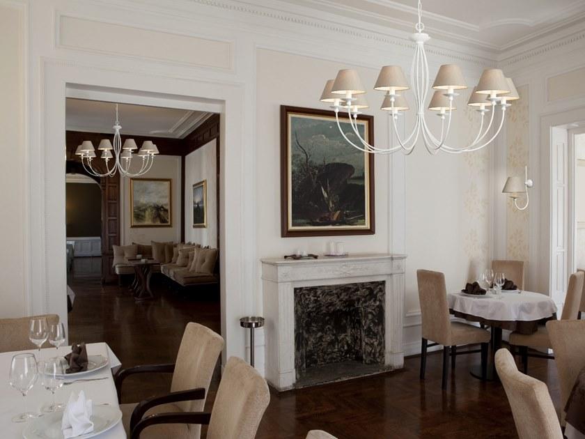 Gibas Люстра из стали и ткани Rocco 923/10 - 923/5 - Вид №2