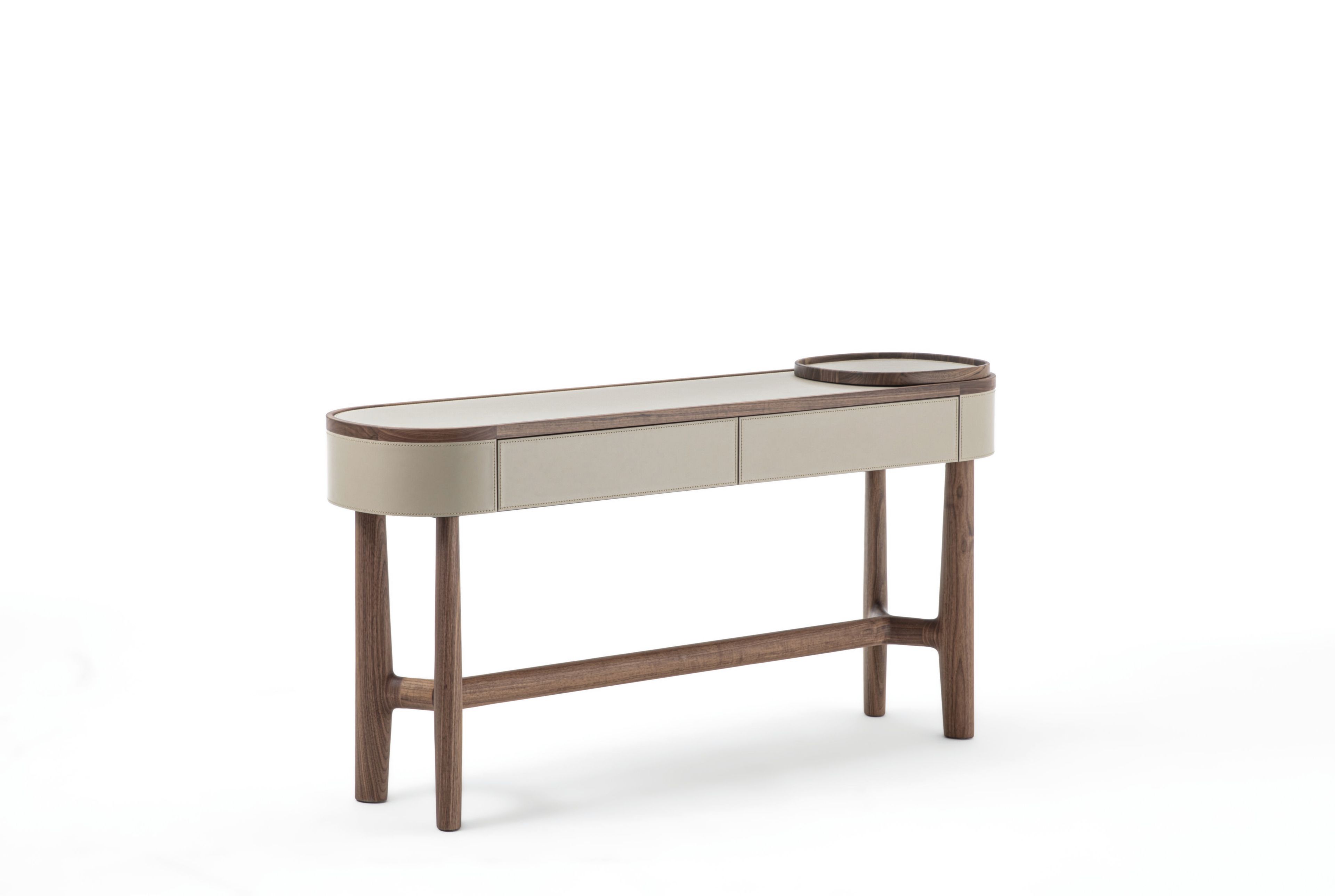 Овальная консоль из орехового дерева с ящиками Porada двадцать четыре ARCH-00060517 - Вид №5