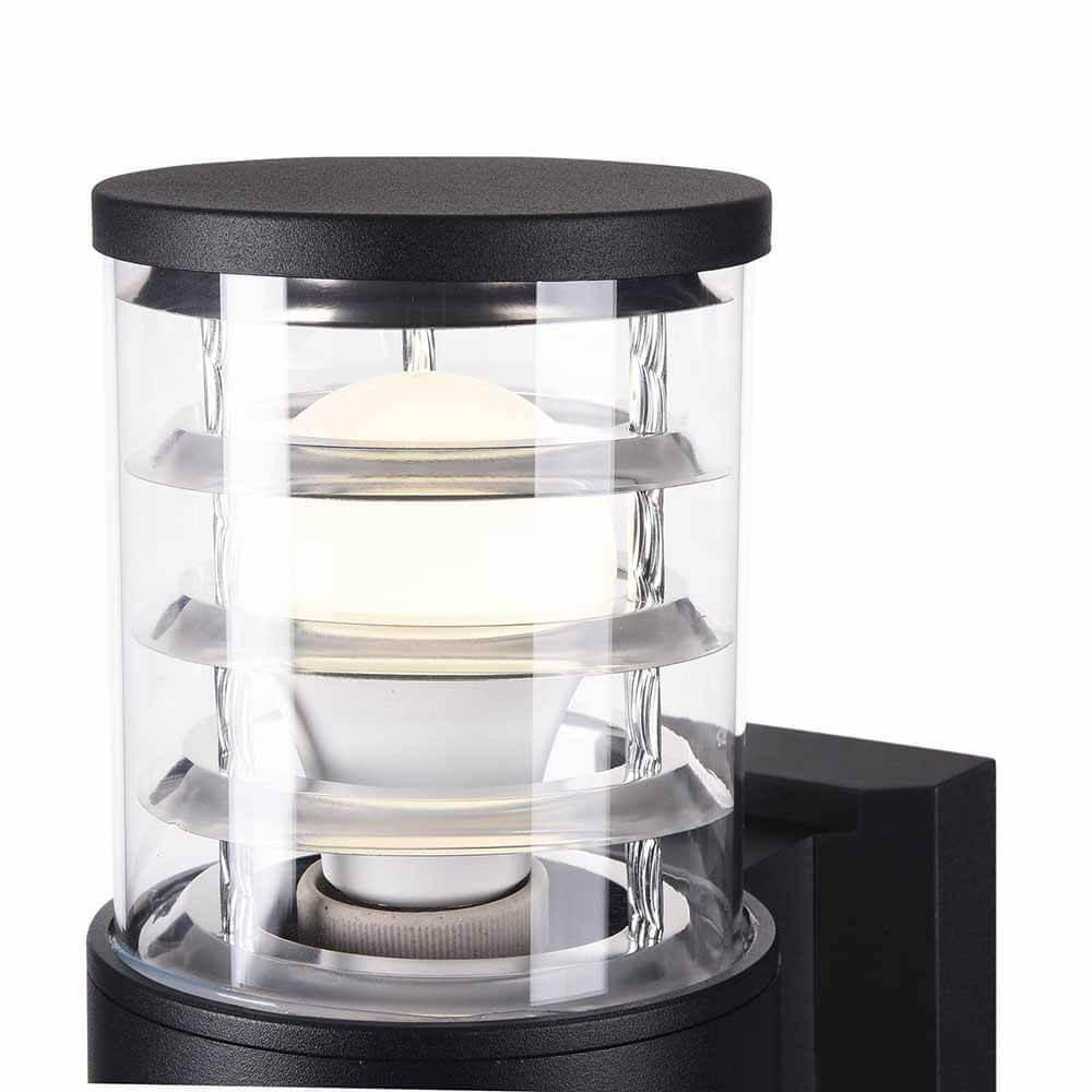 Уличный настенный светильник двойной чёрный Maytoni Bronx O576WL-02B MAYTONI BRONX 00-3897861 Черный  - Вид №1