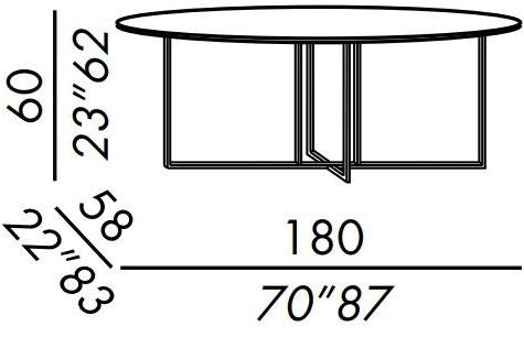 Meridiani Овальная консоль из мрамора sun-id-1516334 - Вид №4