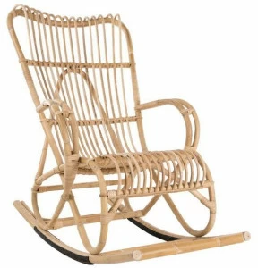 Kok Maison Кресло-качалка из ротанга с подлокотниками Vintage 629/4
