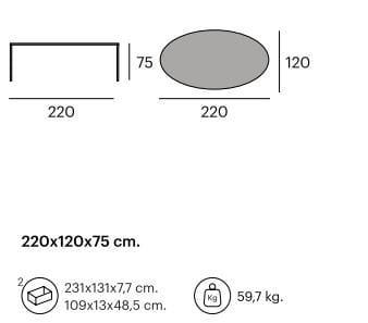 Овальный стол из тикового дерева Pilma SPIDER ARCH-00090323 - Вид №2
