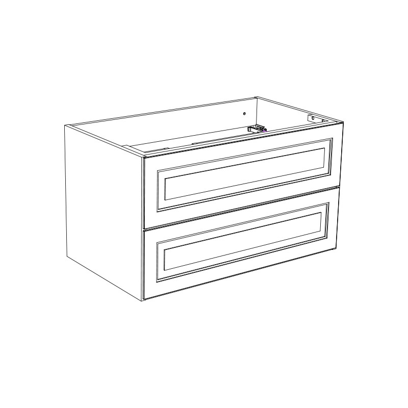 20071251 Шкаф Для Умывальника Dawn 800 Белая Рама, С Открыванием Westerbergs Белый  - Вид №1