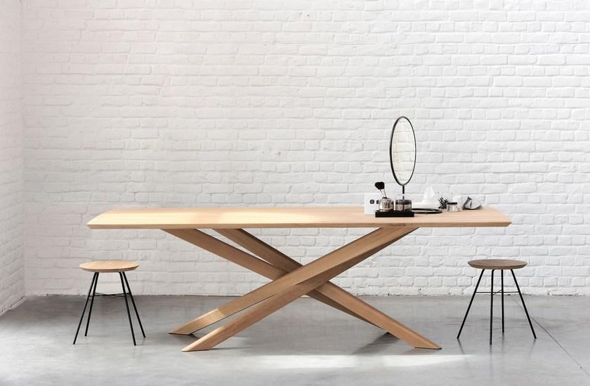 Ethnicraft Прямоугольный обеденный стол из дуба Oak mikado 50178/50179/50180 - Вид №3