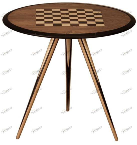 Morelato Круглый шахматный стол из ясеня Carambola 5730/f
