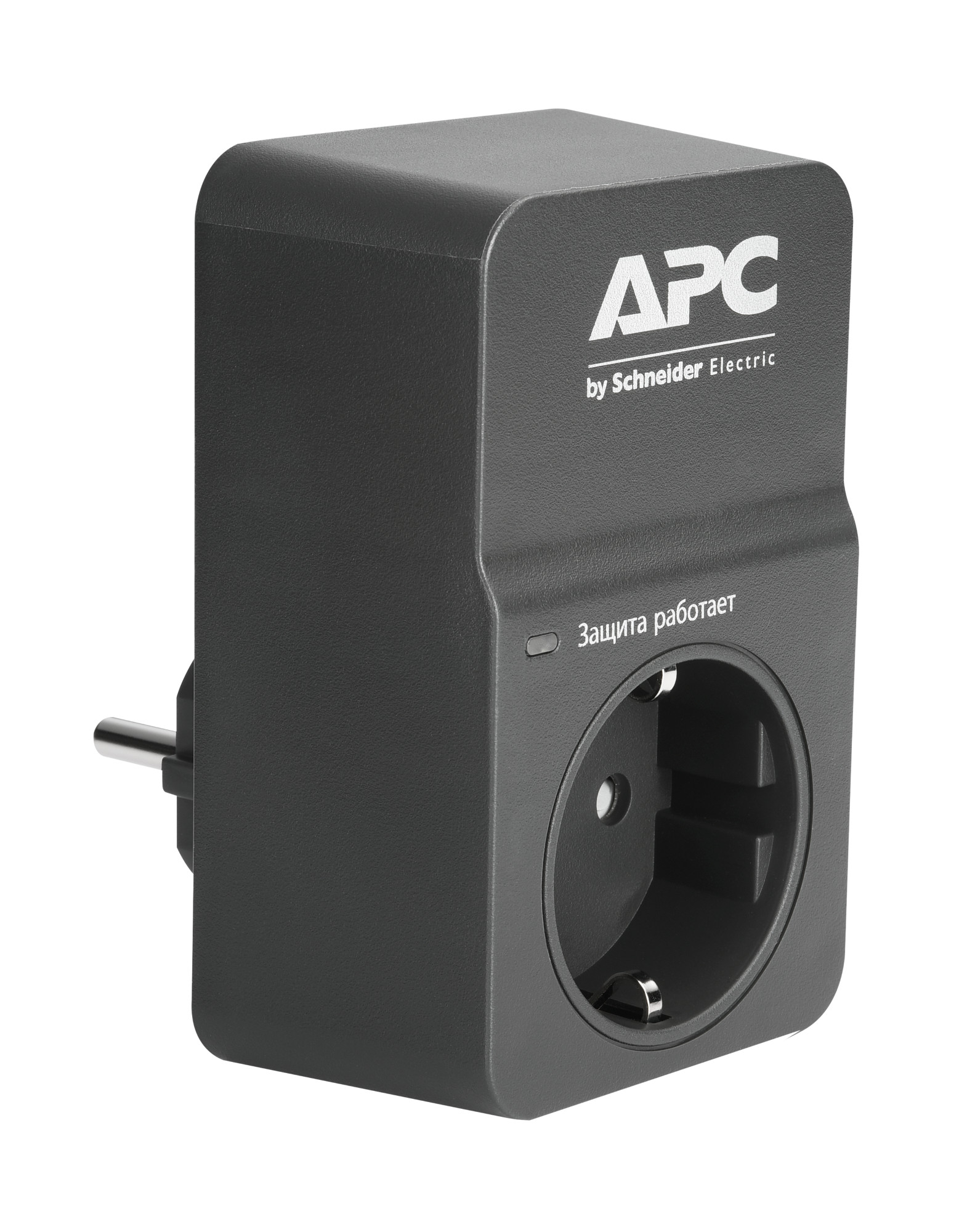 PM1WB-RS Essential surgearrest 1 outlets, 16a, black APC Santreyd  - Вид №1