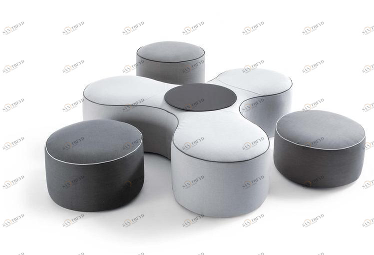 Frigerio Salotti Пуф из мягкой ткани sun-id-1407538