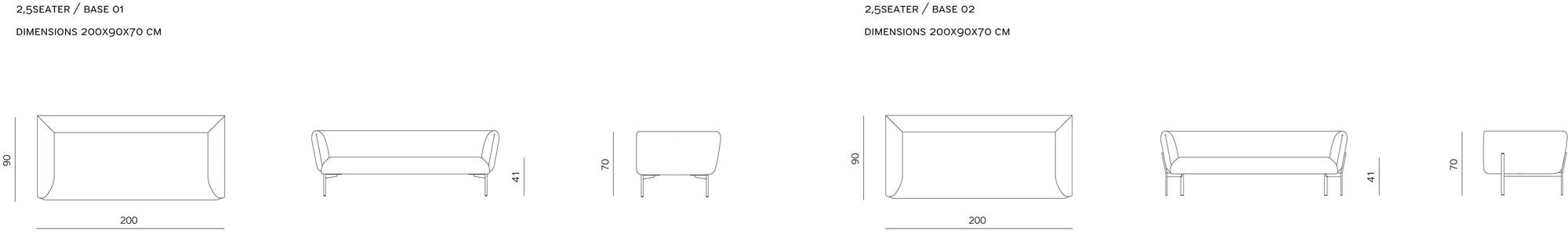 prostoria 3-х местный тканевый диван Impression sun-id-1504247 - Вид №7