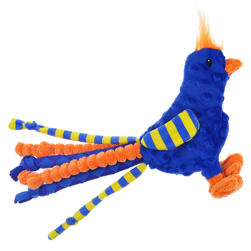 ПР0050339 Игрушка для собак Meadow Птица с пищалкой плюш 33см CHOMPER 