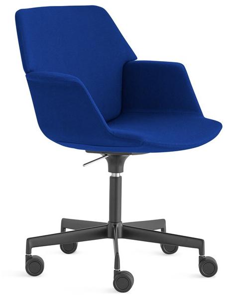 Lapalma Поворотное офисное кресло из ткани с 5 спицами Uno sun-id-1430347 - Вид №1