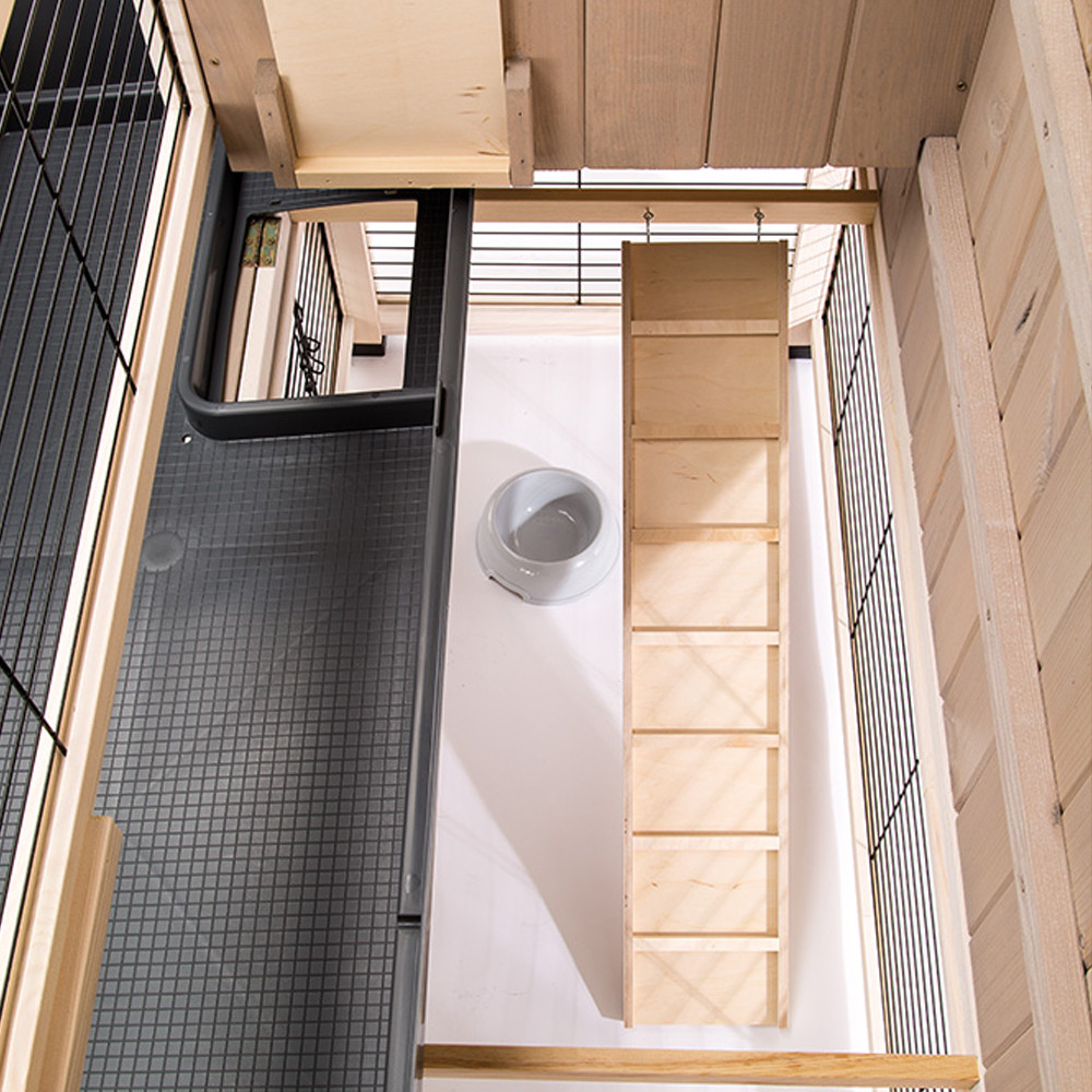 ПР0022463 Клетка для грызунов RANCH 120 PLUS для содержания кроликов на улице, деревянная 117x69x101см FERPLAST  - Вид №5