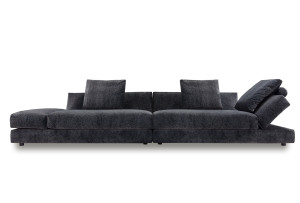 Секционный диван из кожи или ткани