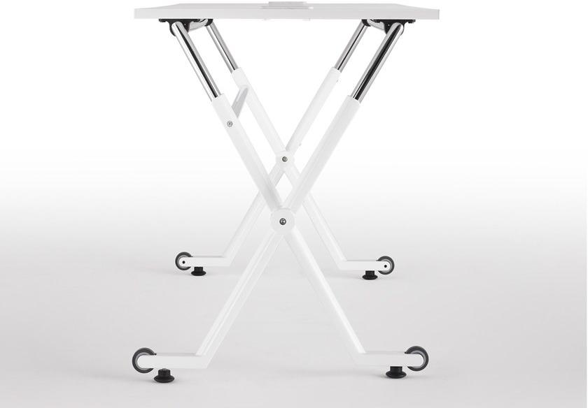 ENEA Стол из меламина прямоугольной формы на колесиках Folio sun-id-1434189 - Вид №1