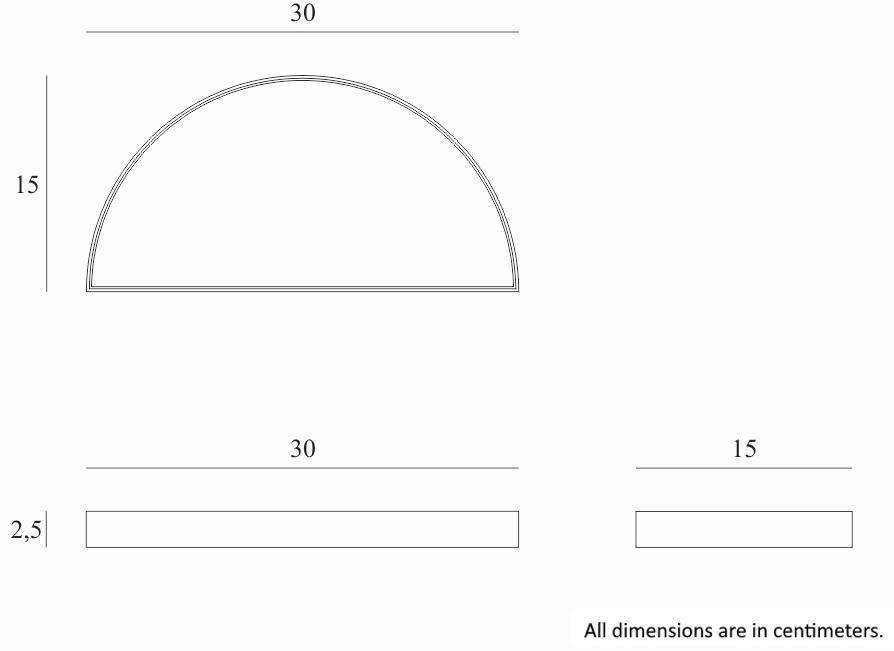 Ethnicraft Круглый стеклянный поднос декорированный вручную Gilded layers 20542 - Вид №3