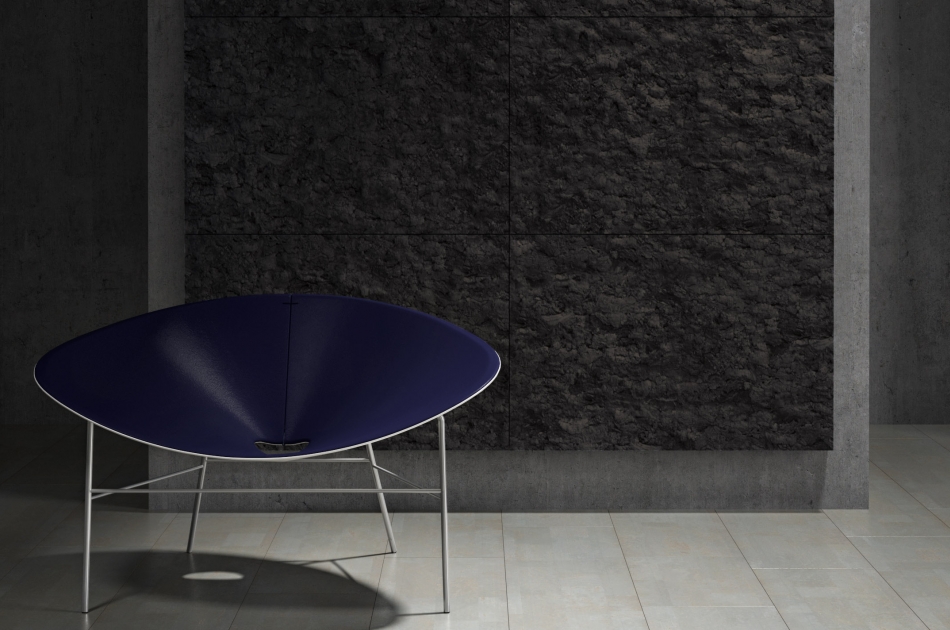 906 070 615 Рельефное пробковое настенное покрытие Bark Black GRANORTE RustiCork - Вид №1