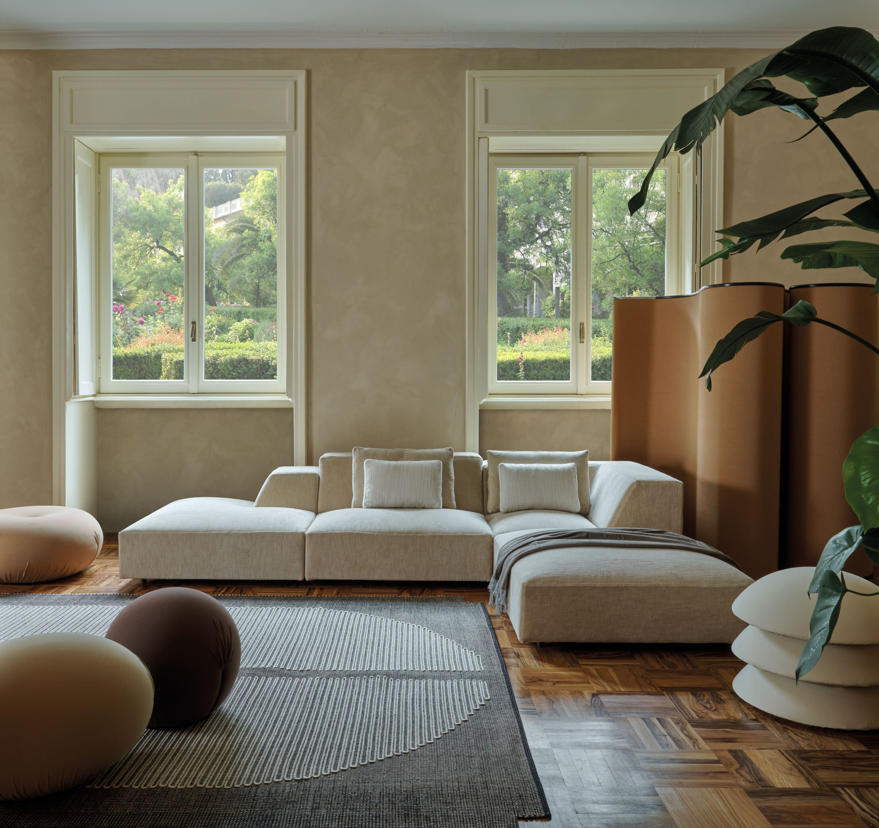 Овальный пуф из ткани BALERI ITALIA Tato ARCH-00014913 - Вид №13